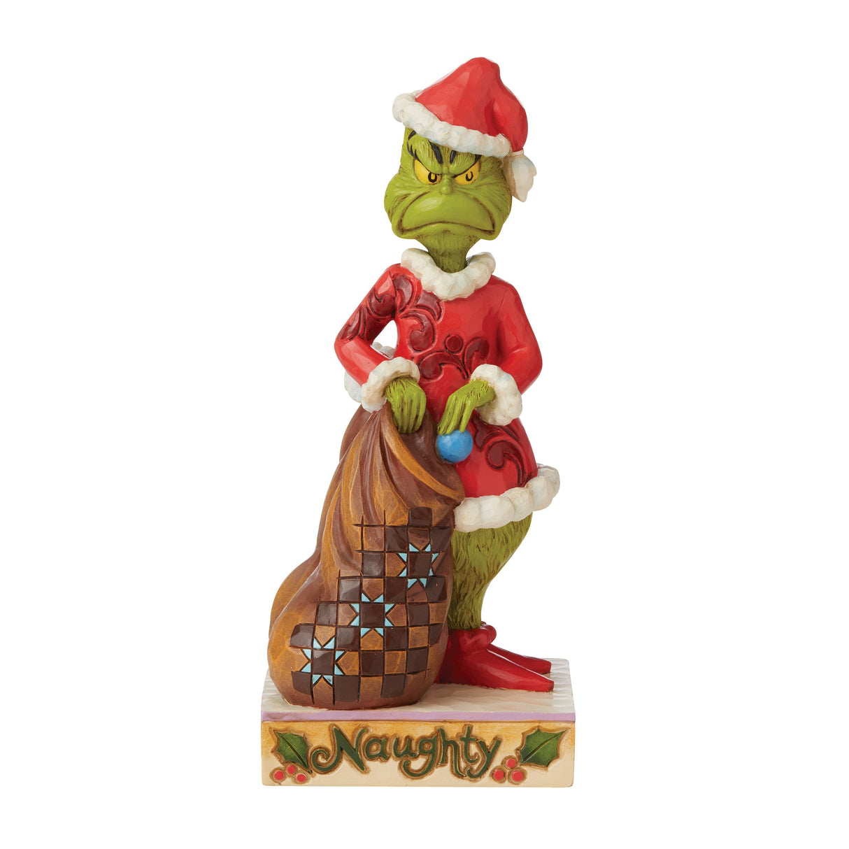 The Grinch by Jim Shore Figurine - Naughty / Nice Grinch
