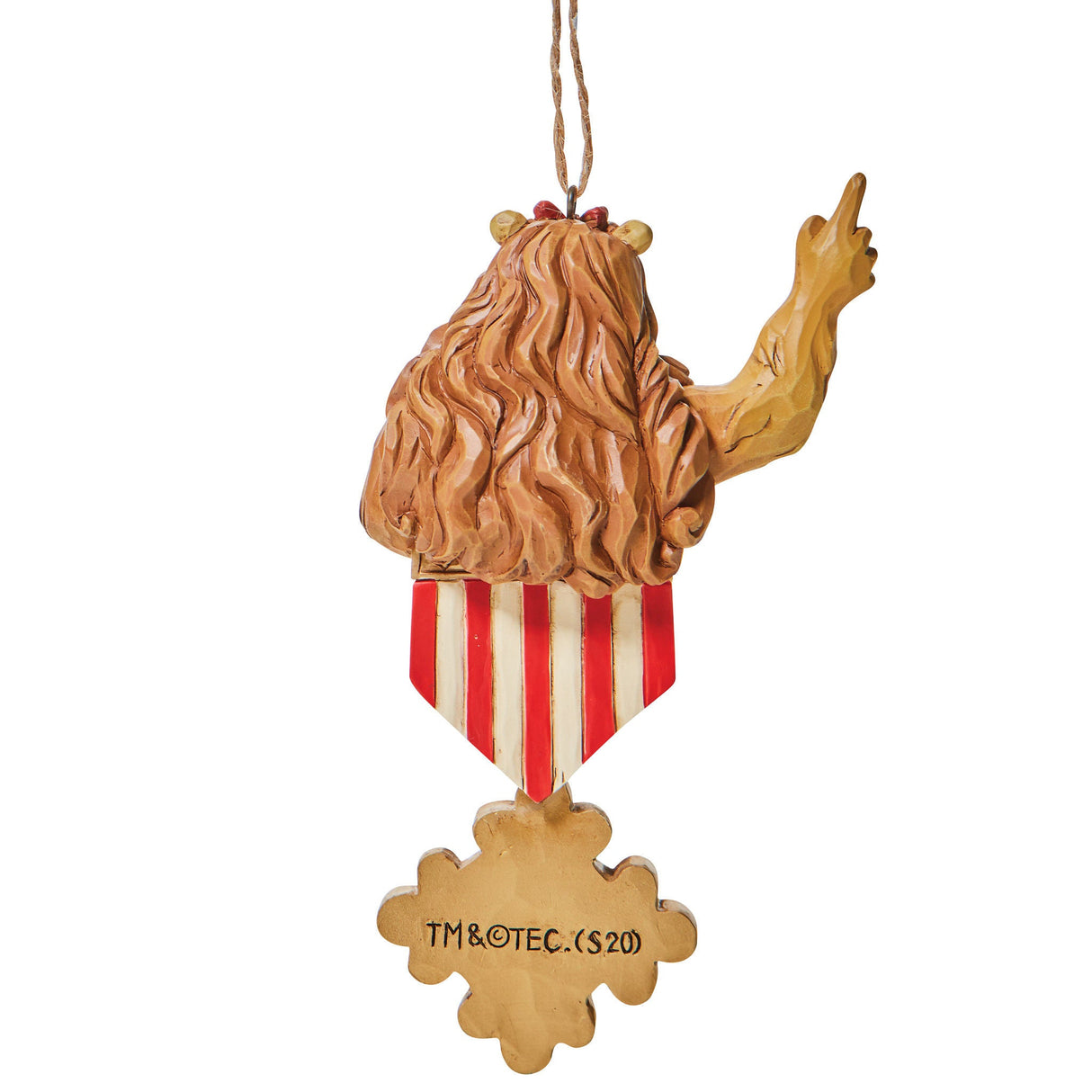 The Wizard of Oz by Jim Shore Hanging Ornament - Cowardly Lion Courage