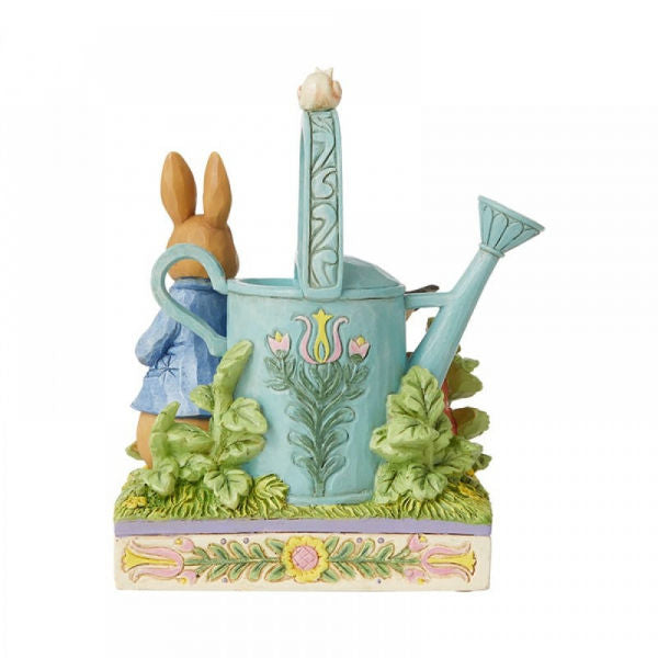 Beatrix Potter by Jim Shore Peter Rabbit Caught in Mr McGregor`s Garden Figurine