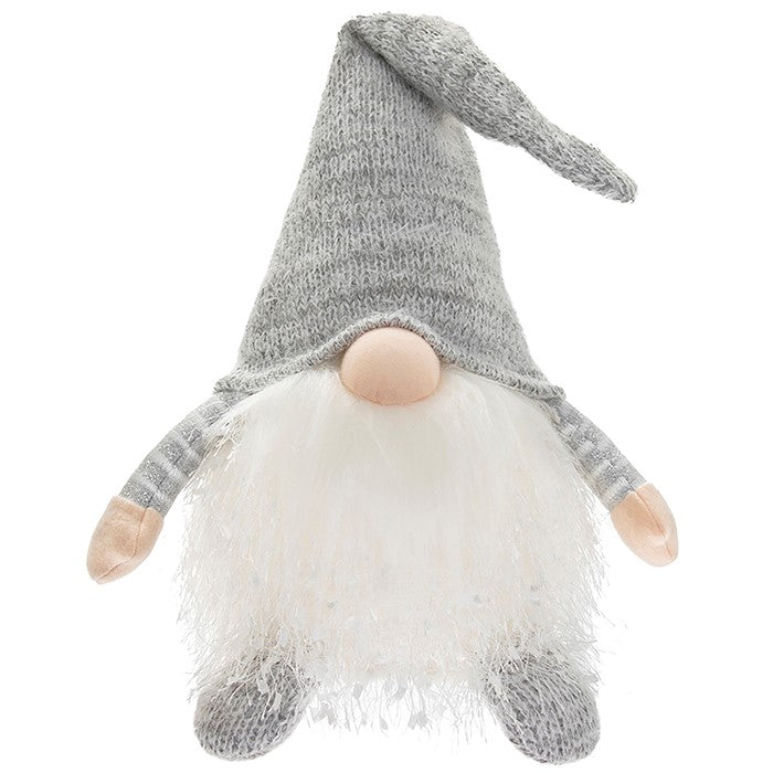 Christmas Decoration - Grey Gonk with LED Light 45cm