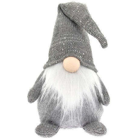 Christmas Decoration - Glow Nose Gonk 30cm - grey