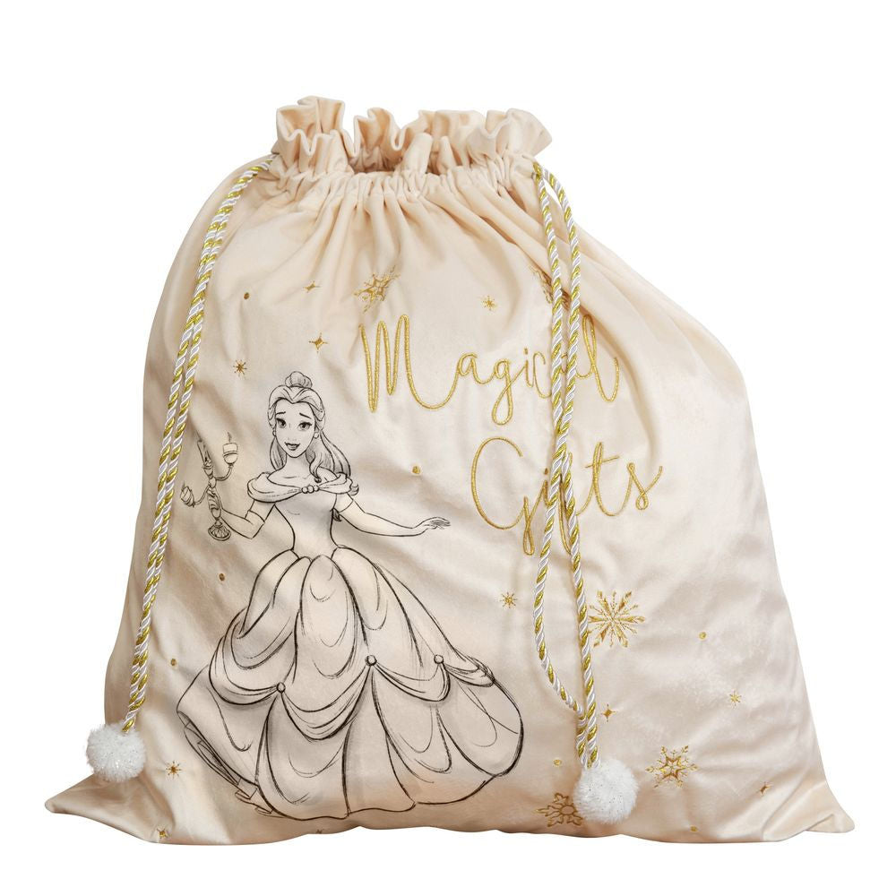 Disney Velvet Christmas Gift Sack - Belle