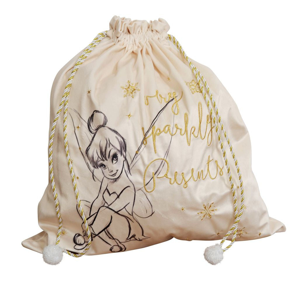 Disney Velvet Christmas Gift Sack - Tinker Bell