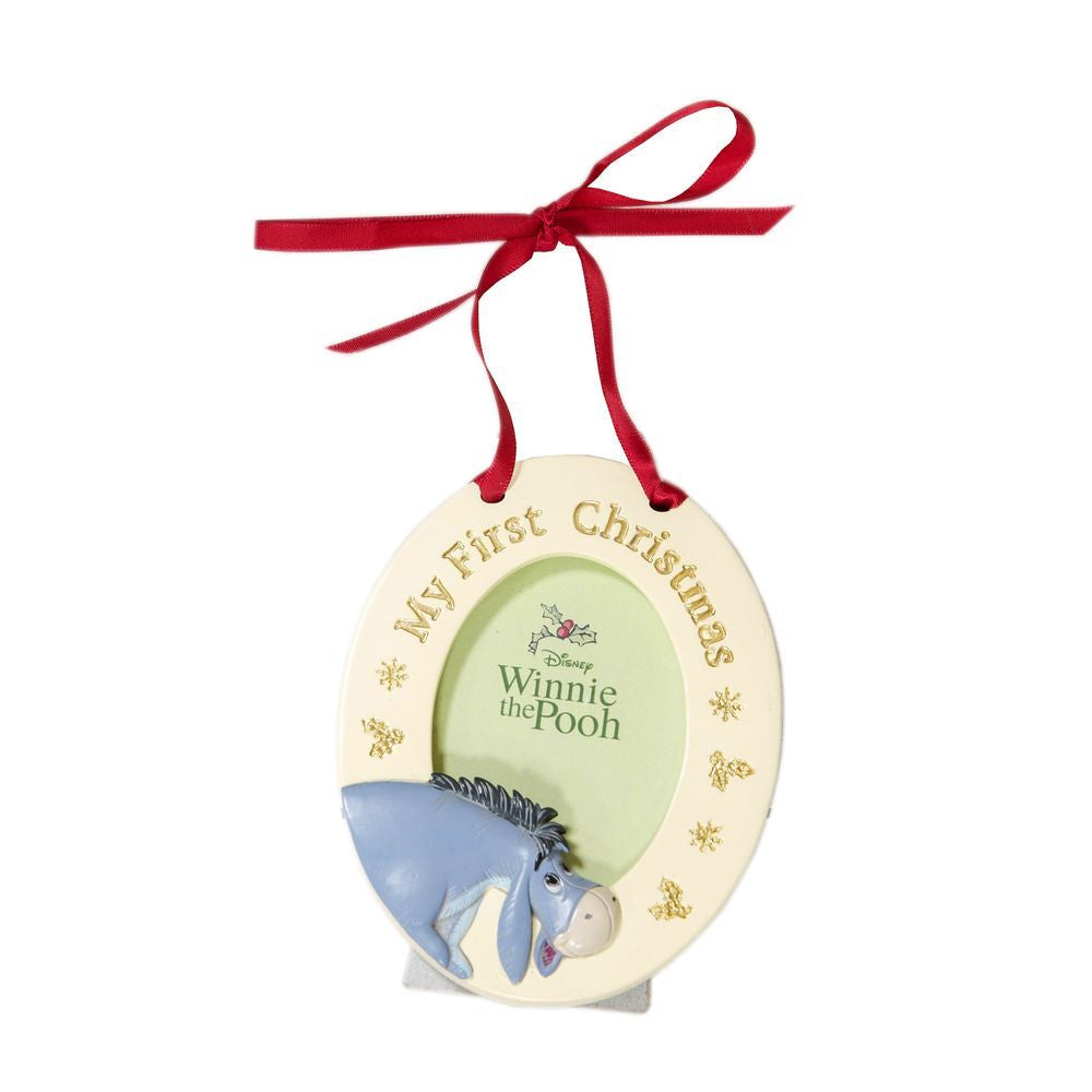 Disney Winnie The Pooh My First Christmas Hanging Photo Frame - Eeyore