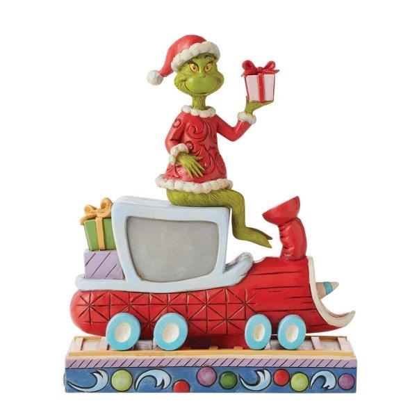 The Grinch by Jim Shore Figurine - Grinch on Train