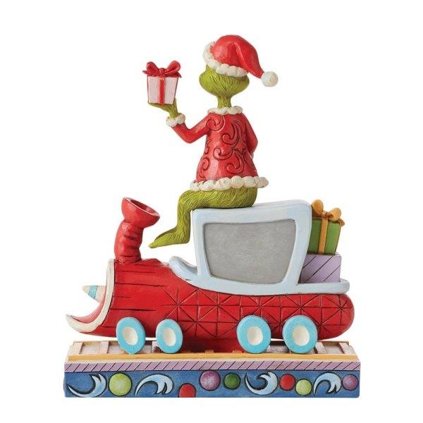 The Grinch by Jim Shore Figurine - Grinch on Train