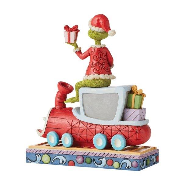 The Grinch by Jim Shore Figurine - Grinch on Train