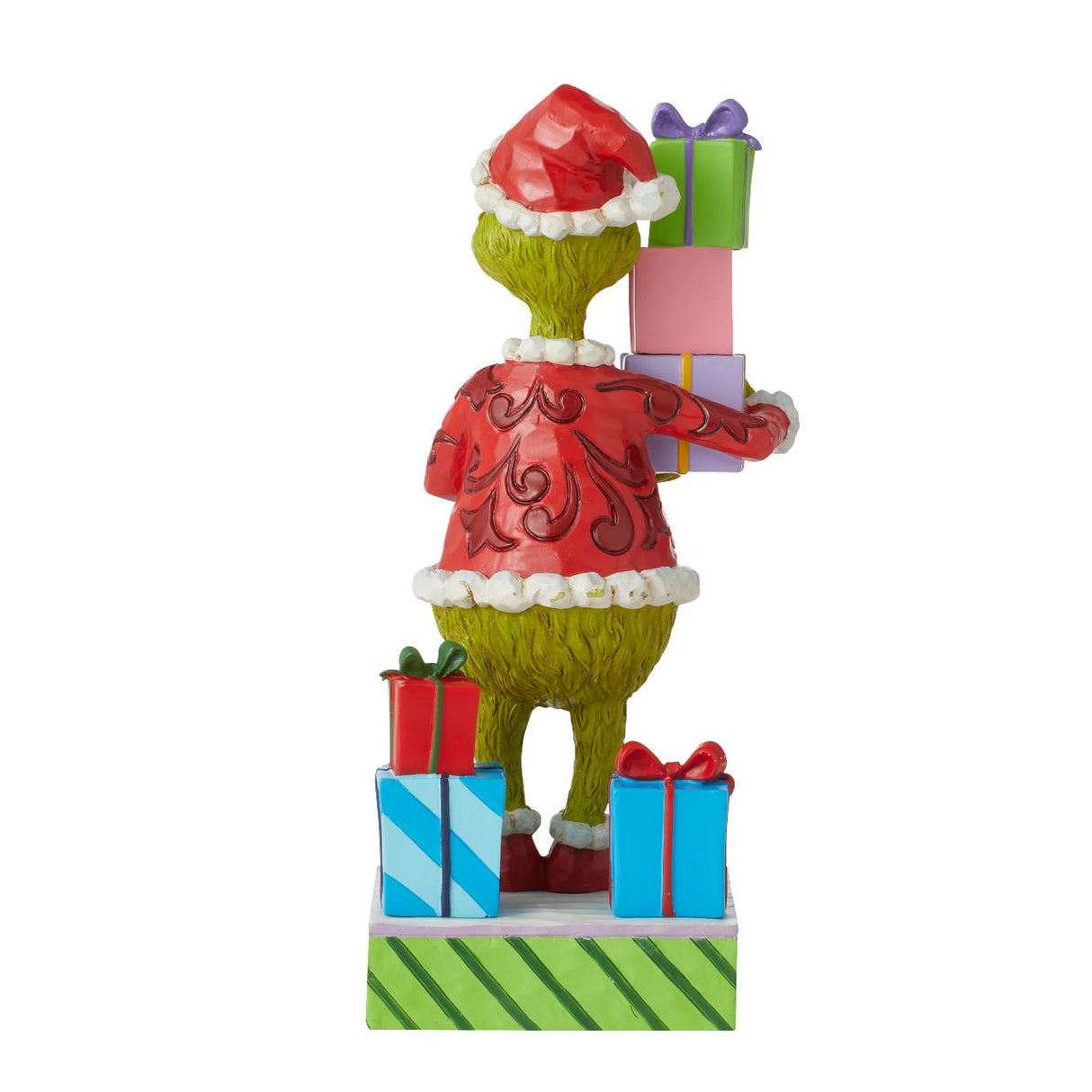 The Grinch by Jim Shore Figurine - Grinch Holding Presents