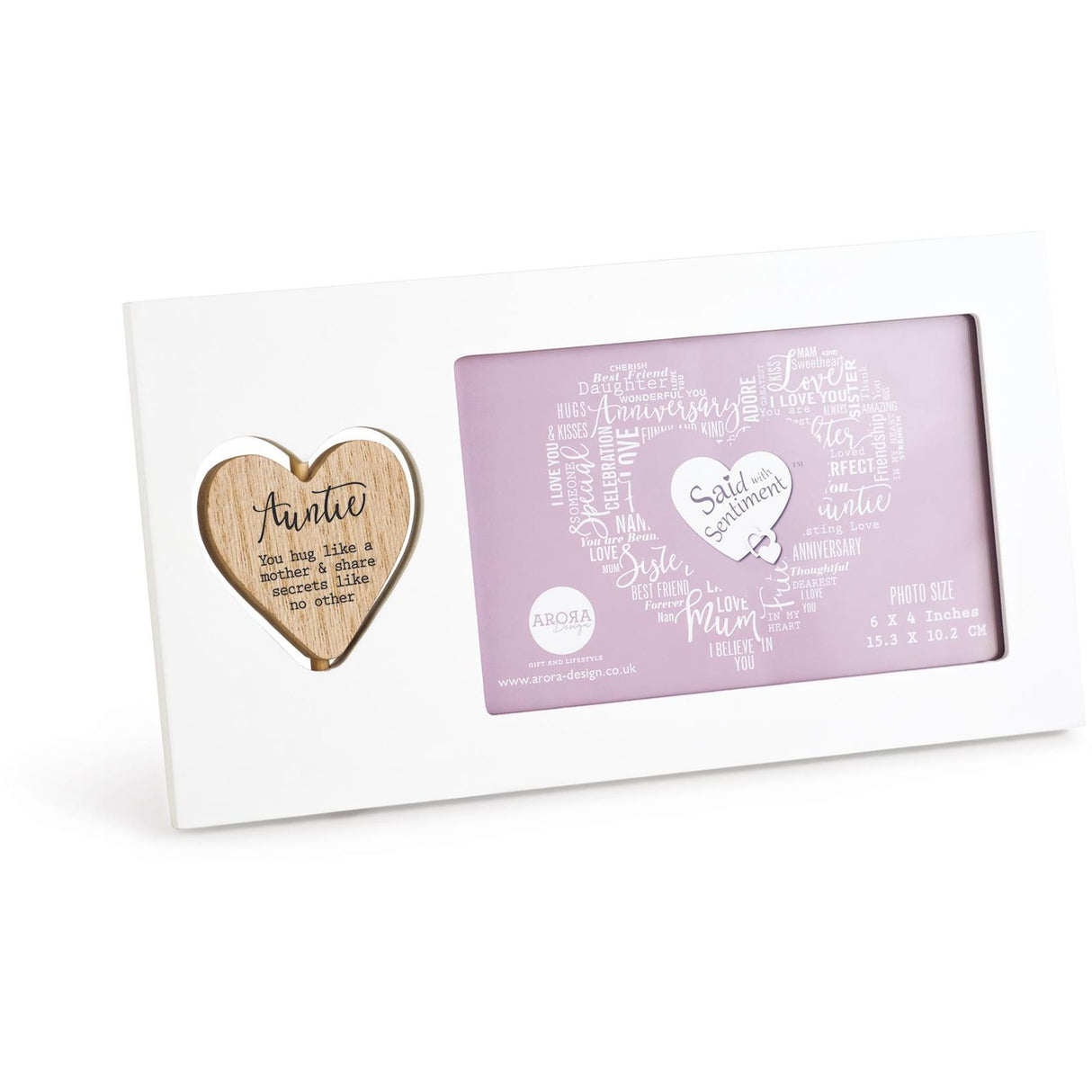 photo frame 6" x 4" auntie design