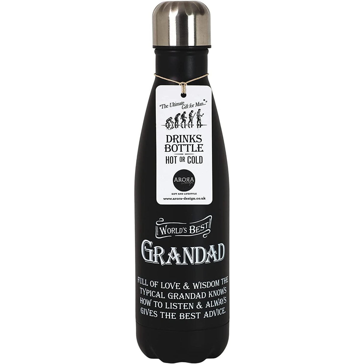 Ultimate Man Gift Water Bottle - Grandad