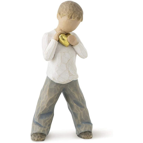 Heart of Gold Boy Figurine