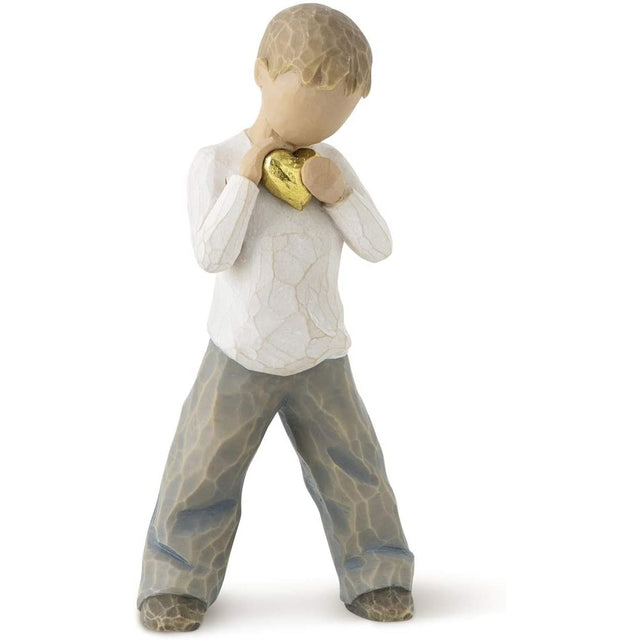 Heart of Gold Boy Figurine