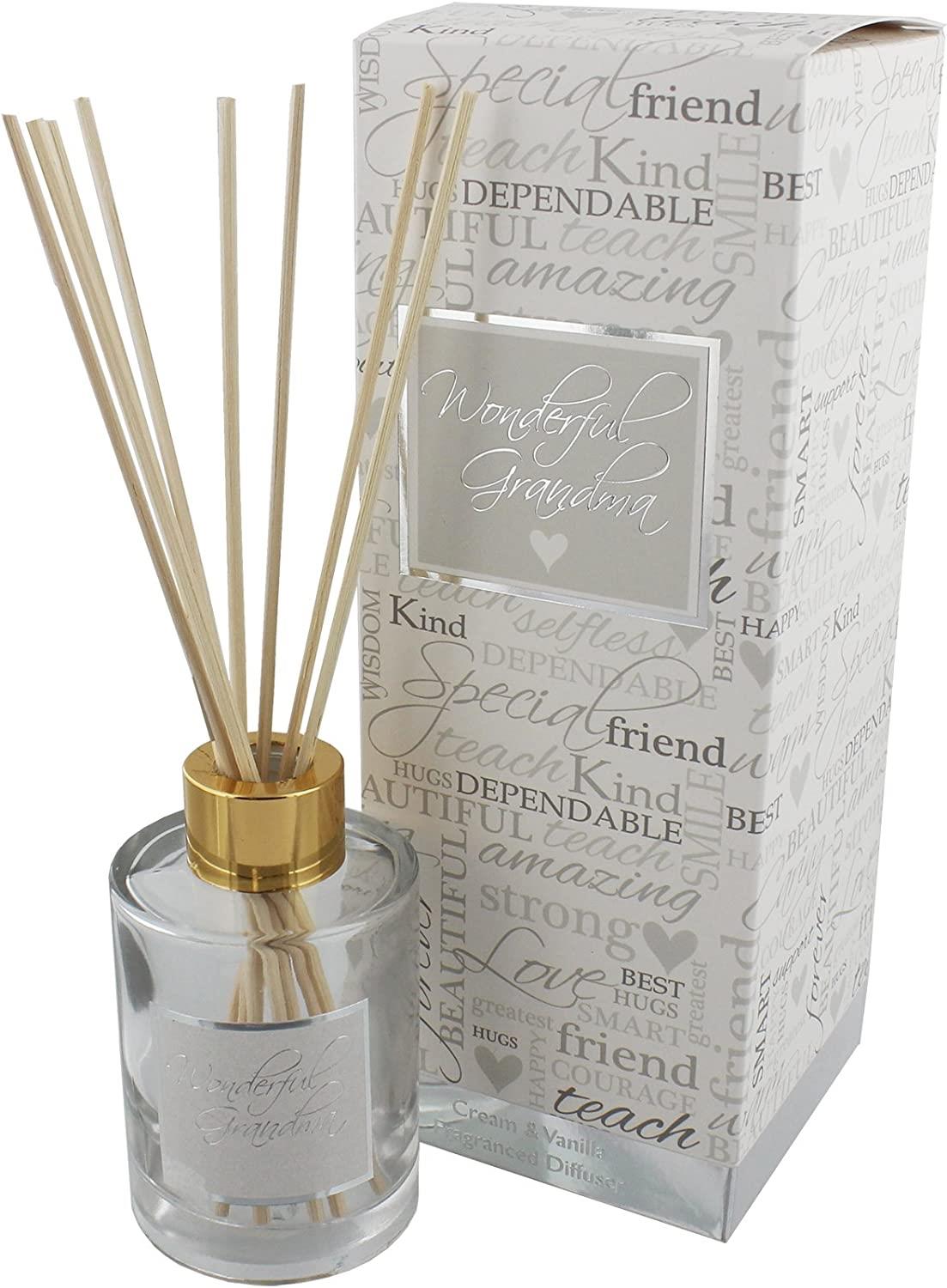 Heartfelts Moments Reed Diffuser 120ml - Wonderful Grandma (Cream & Vanilla)