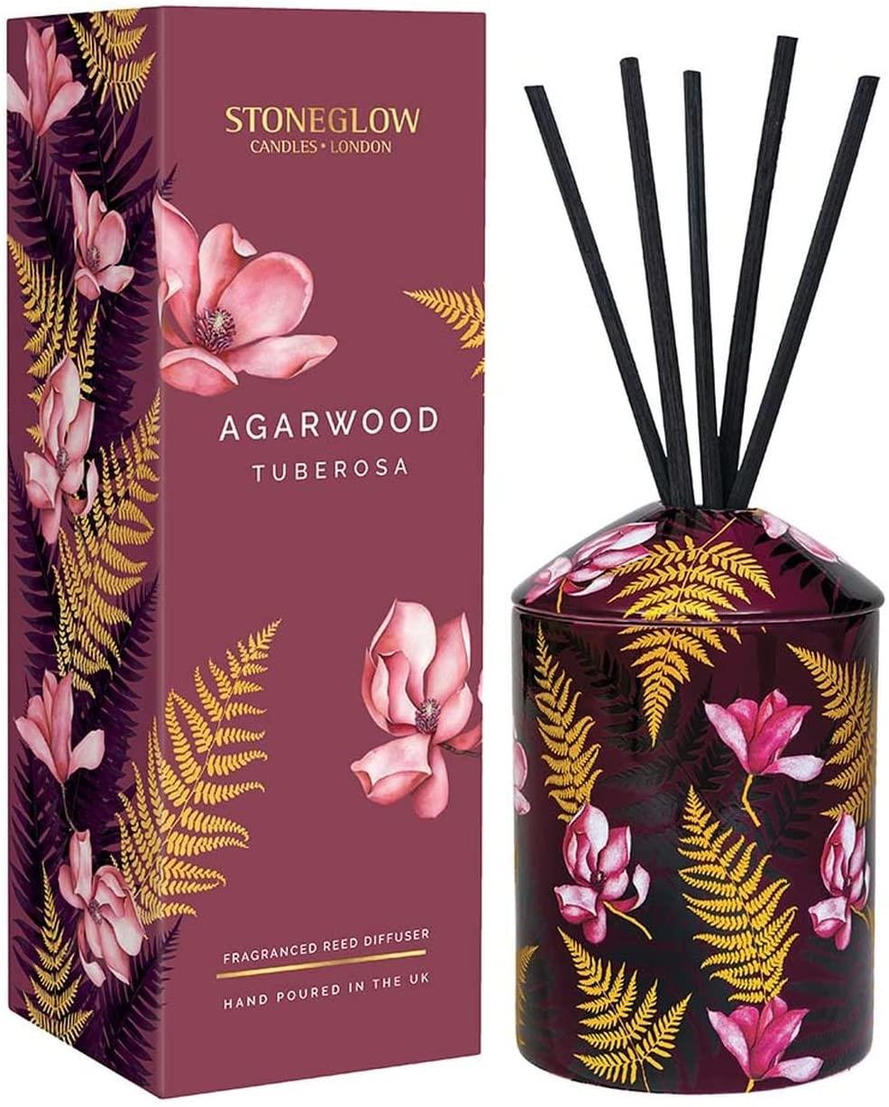 Stoneglow Candles Urban Botanics Reed Diffuser 200ml - Agarwood Tuberosa