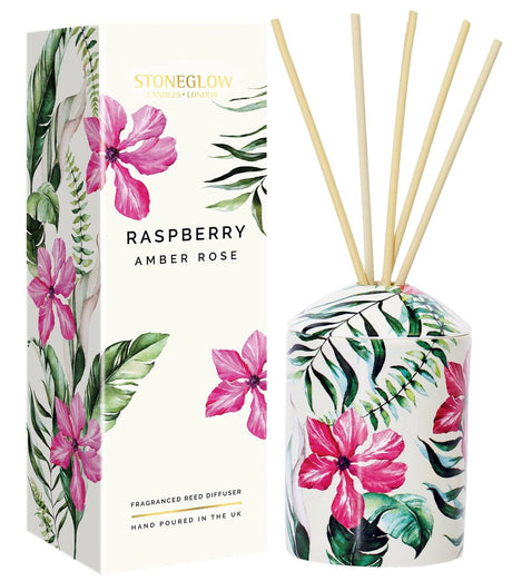 Stoneglow Urban Botanics Reed Diffuser 200ml - Raspberry Amber Rose