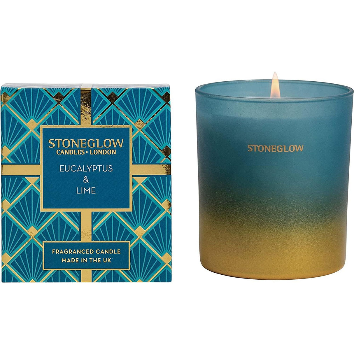 Stoneglow Candles Seasonal Tumbler Candle - Eucalyptus & Lime