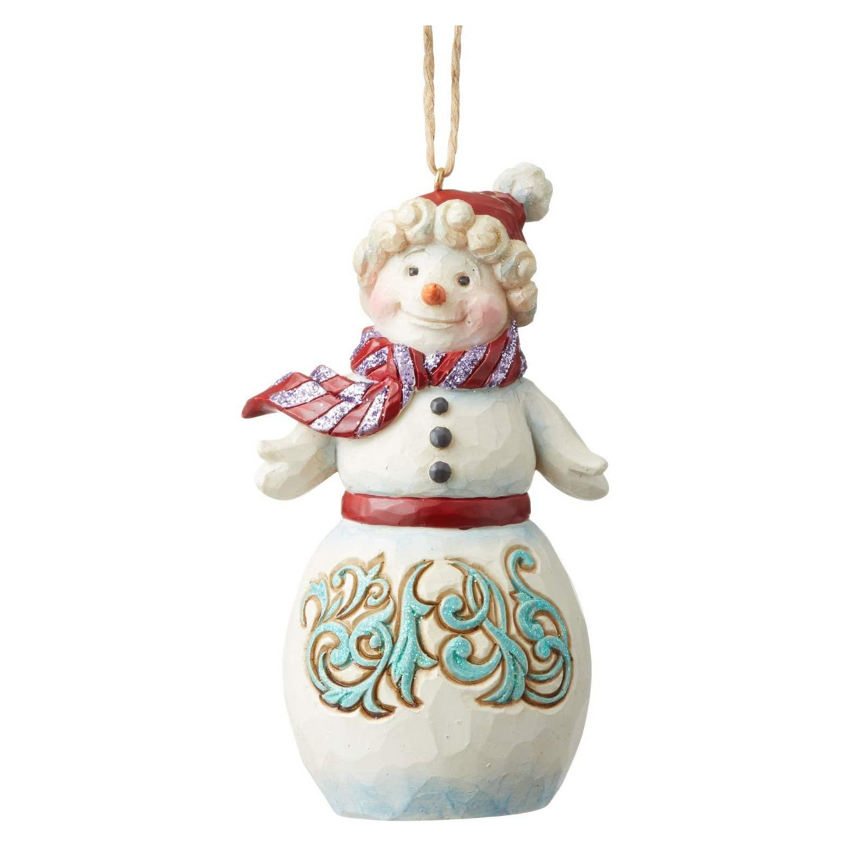 heartwood creek hanging ornament - winter wonderland snowman