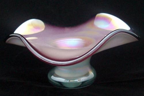 White Metallic Amethyst Inner Bowl