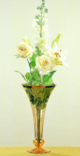 Tall Gold Lustre Vase