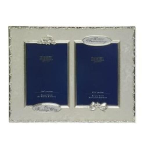 Double Photo Frame - Our Wedding Day, Happy Anniversary