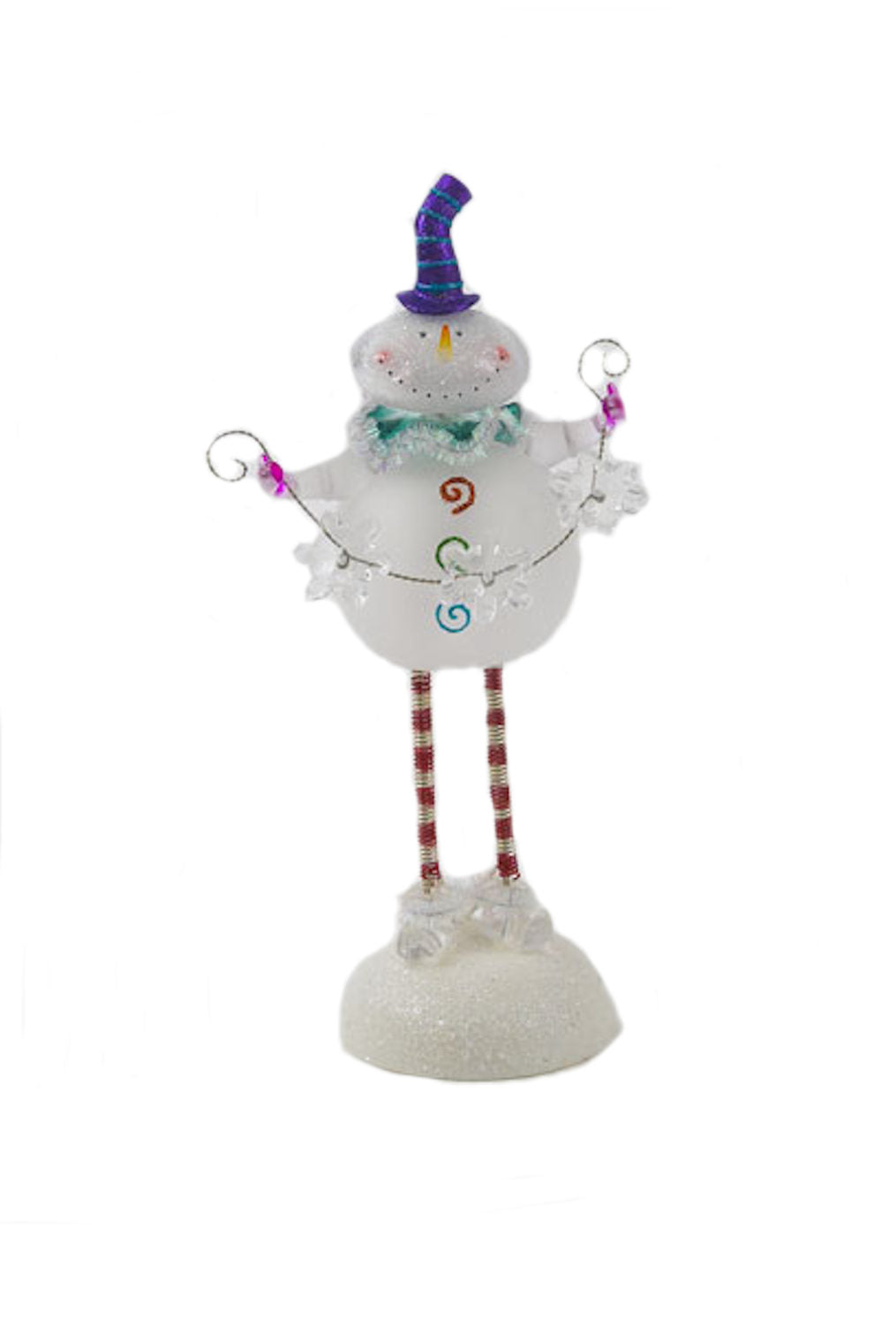 Seasons of Cannon Falls Light Up Festive Decoration - Springy Snowman