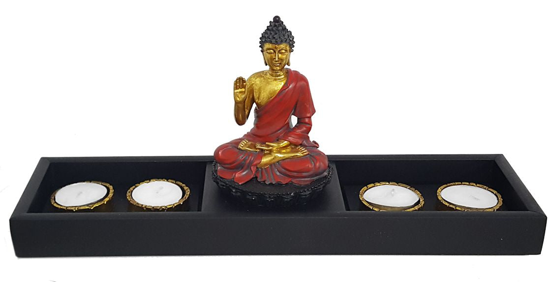 Buddha Sakyamuni Tea Light Candles Holder