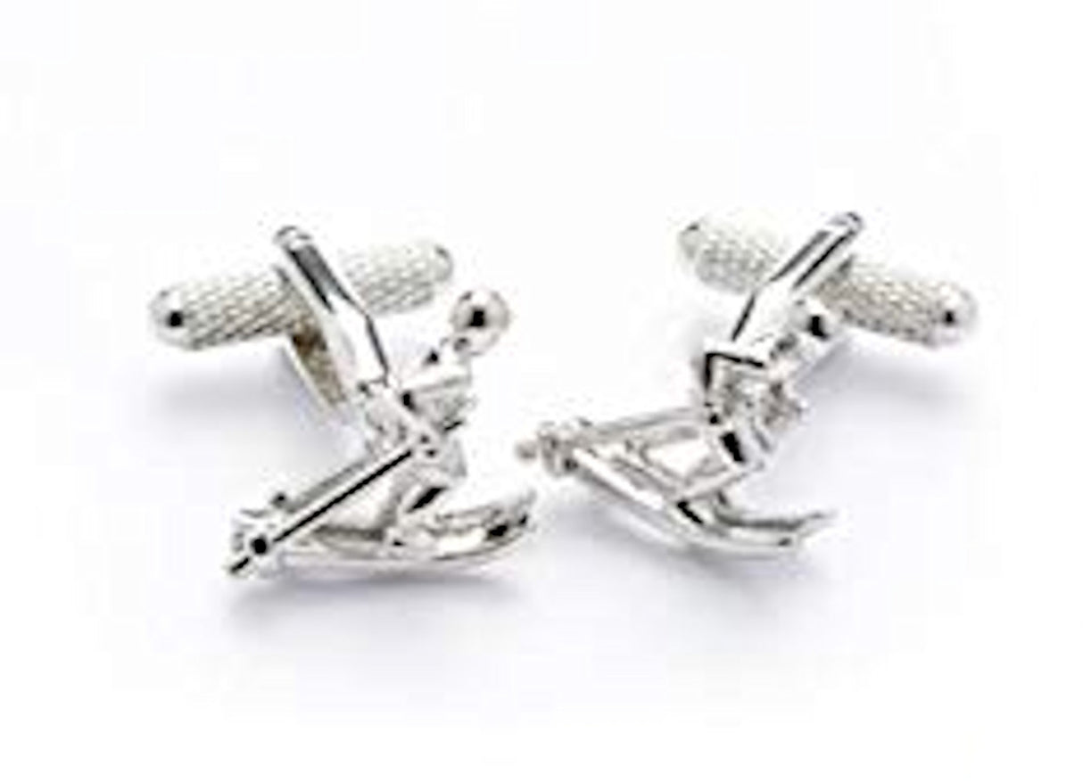 Skier Cufflinks
