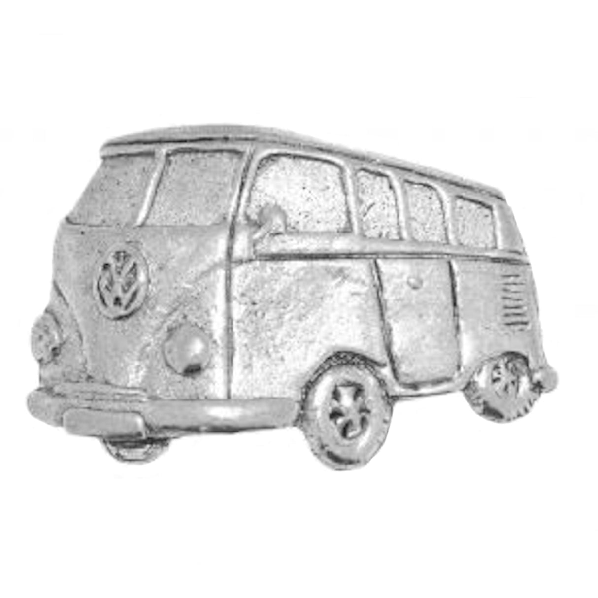 English Pewter Camper Van Tie Pin or Lapel Badge