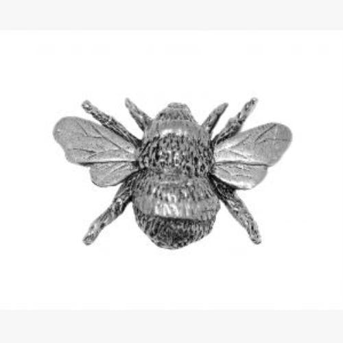 English Pewter Bee Tie Pin or Lapel Badge