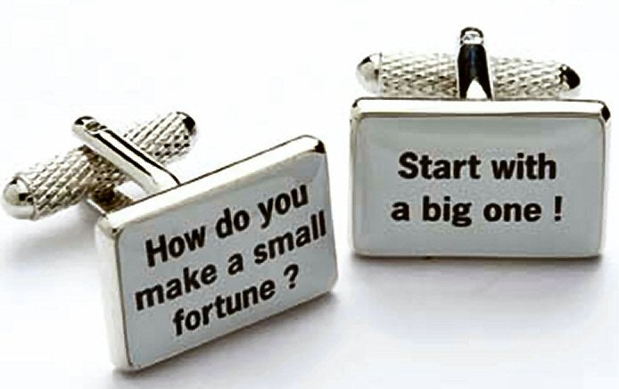 Make a Small Fortune Cufflinks