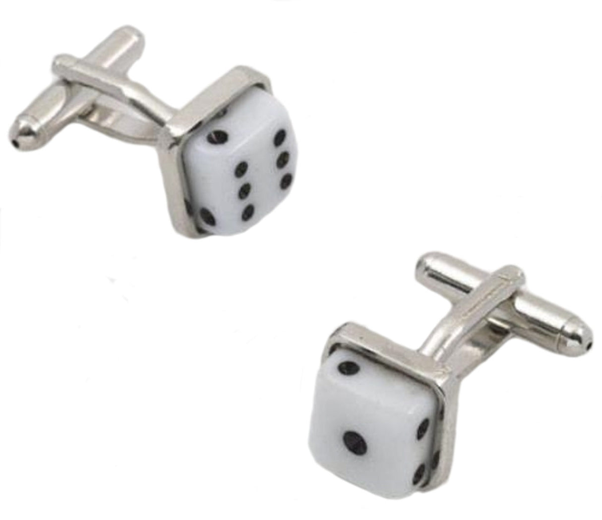 Dice Cufflinks Six & One