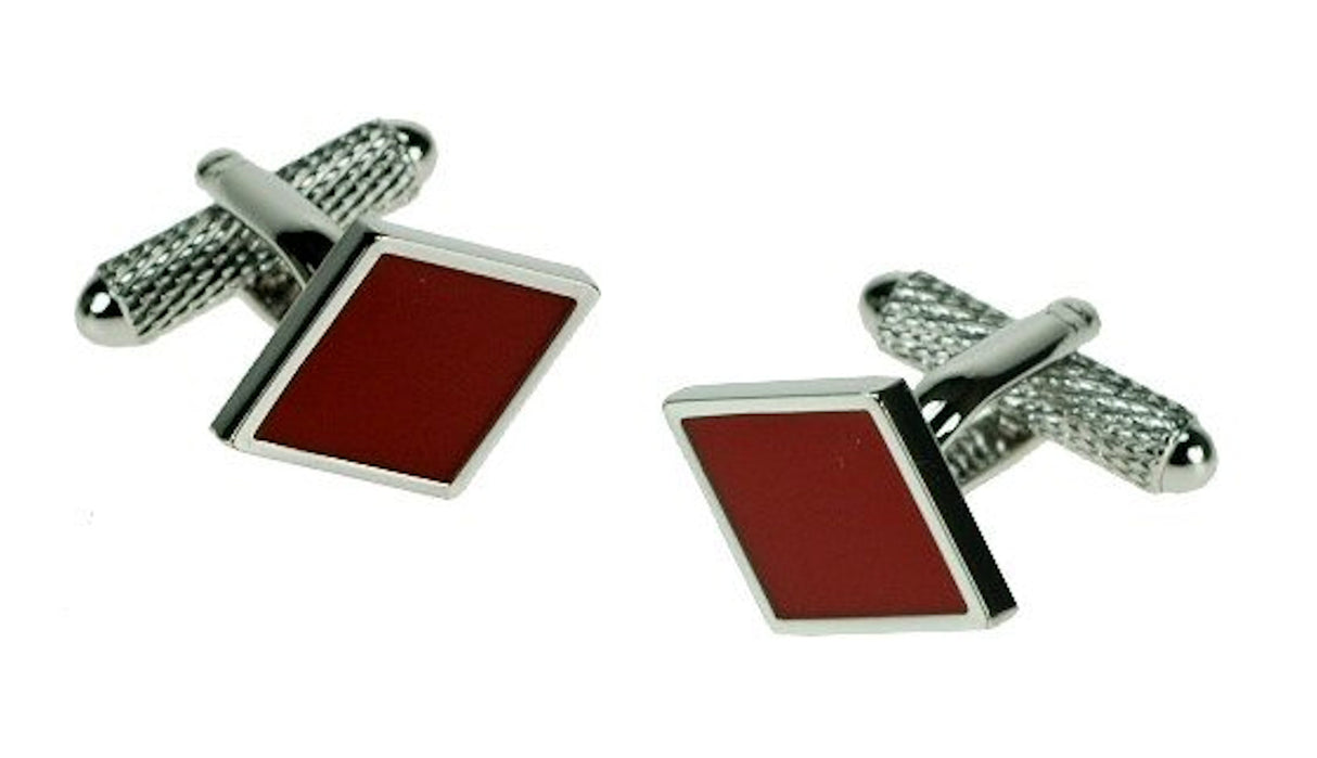 Playing Card Suit Cufflinks - Diamonds