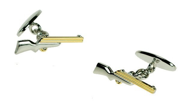 Air Rifle Gun Cufflinks