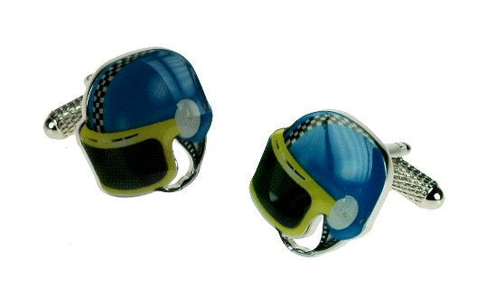 Motorbike Helmet Cufflinks