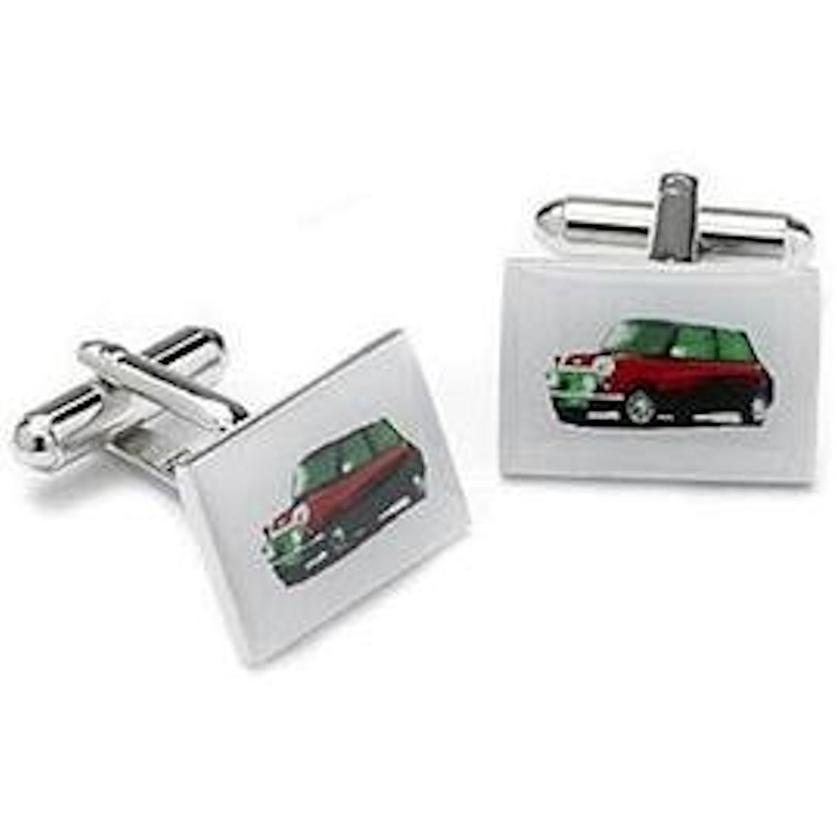 Red Mini Car Cufflinks