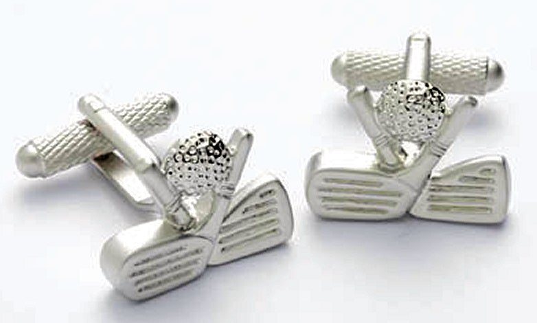 Golf Club Heads & Golf Ball Cufflinks