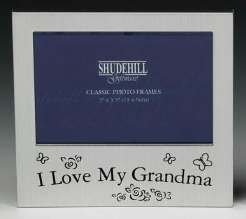 Message Photo Frame 5" x 3.5" - I Love My Grandma