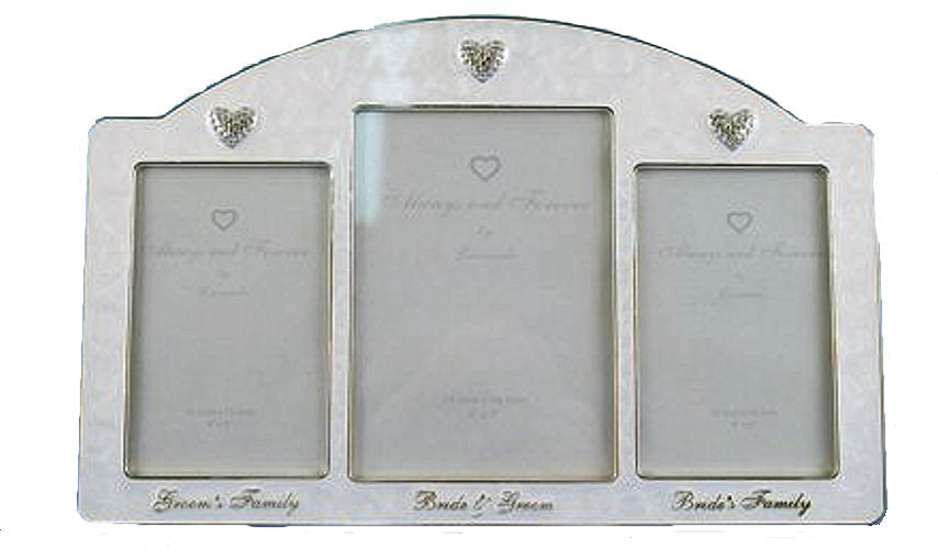 Always & Forever Wedding Party Photo Frame - Bride & Groom & Families