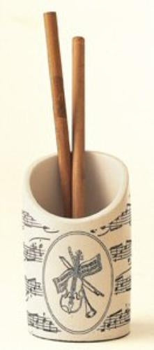 Desk Top Pencil Pot - Musical Notes