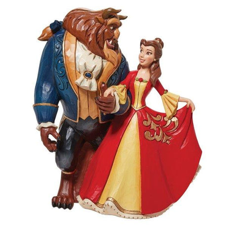 Disney Traditions Beauty & The Beast Christmas Figurine