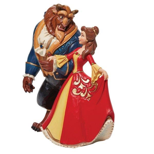 Disney Traditions An Enchanted Christmas( Beauty & The Beast) Figurine