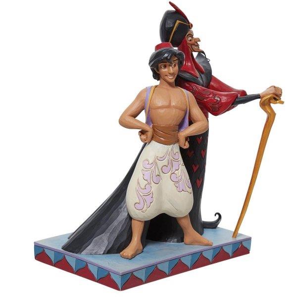 Disney Traditions Good Vs Evil Figurine - Aladdin & Jafar