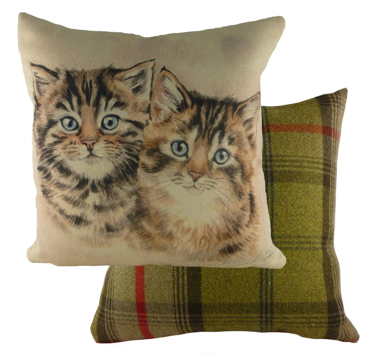 Evans Lichfield Waggydogz Cushion Cover: Kittens 17x17"