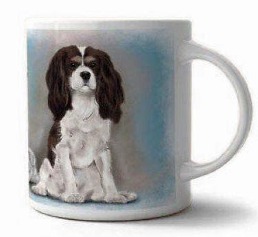 Metal Sign Mug & Coaster Boxed Gift Set - Cavalier King Charles Spaniel Dog