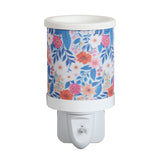 Aroma Electric Plug In Wax Melter Floral Design - Various Colours