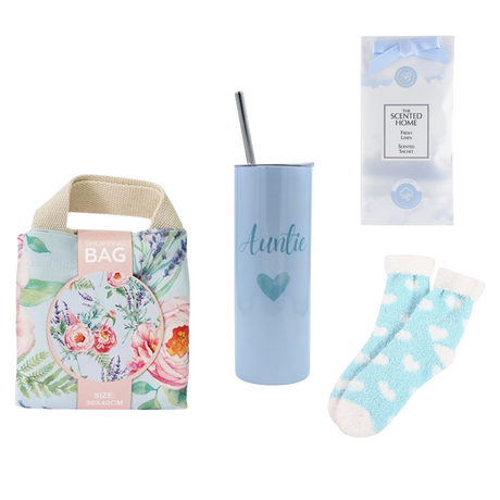 Auntie Heart Bottle Blue Box of Treats