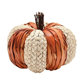 Country Living Natural Leaves Pumpkin Decoration Home Decor Figurine