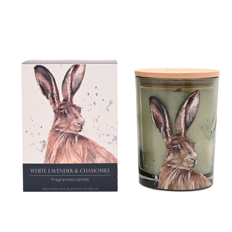 Meg Hawkins Woodland Hare Candle - White Lavender & Chamomile