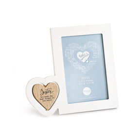 Photo frame 4" x 6", sister design