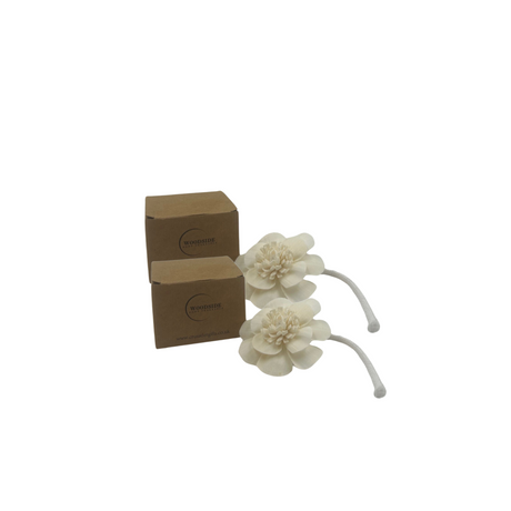 Woodside Home Living Flower Diffuser Wick Set of 2 - Peony